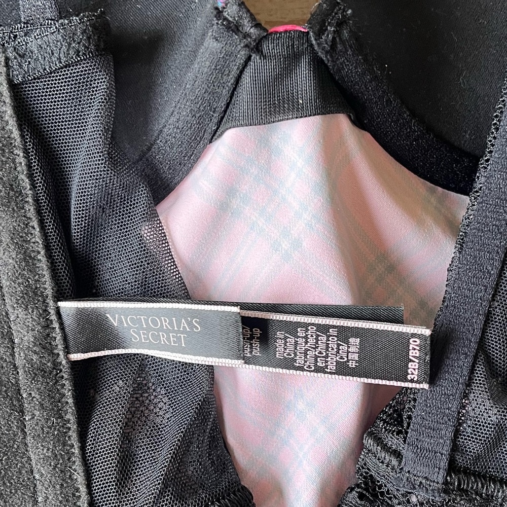 VS Plaid Push up Bra